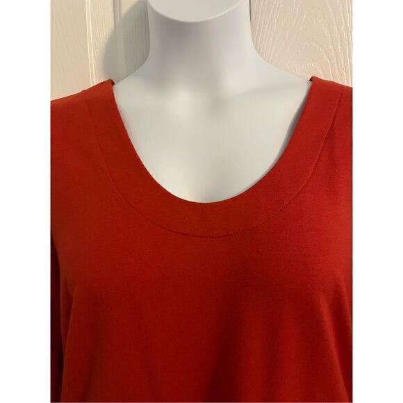 Banana Republic Scoop Neck Cotton Top. Size Large - Picture 3 of 5